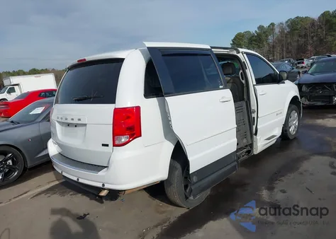 2015 Dodge Grand Caravan Se из США, поврежденный, VIN 2C7WDGBG5FR634309